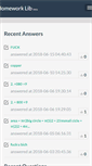 Mobile Screenshot of homeworklib.com